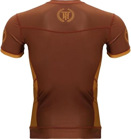 Hardcore Training Neocamp Men's Rash Guard Compression Shirt Short Sleeve MMA No-Gi Tight BJJ Grappling Base Layer Fitness in Kuwait
