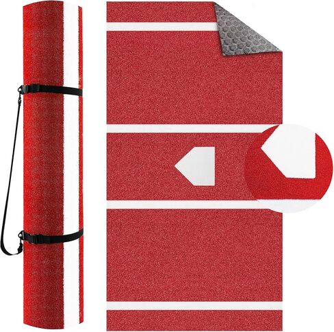 نسخة سميكة ترقية النسخة 10 'x 3.8' ممارسة البيسبول ضرب حصيرة حصيرة حصيرة الحمولة الحمولة العشب turf softball pad batting قفص العشب في الفناء الخلفي ايلاد الأطفال الخليط الممارسة in Kuwait