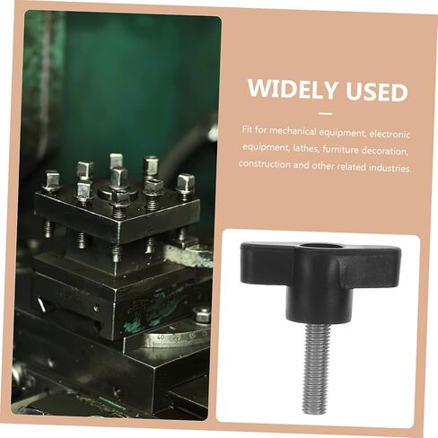 10pcs Hand Screw Knurled Screw Knurled Thumb Screw Wing Nut 1/4 28 Fine Thread Thumb Screw Thumb Bolt Plastic Screws Thumb Screws Z-Shaped Screw Handle Stainless Steel to Clamp in Kuwait