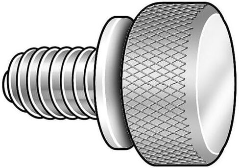 برغي الإبهام ، Knurl ، 10-32x3/4 L ، PK5 in Saudi Arabia