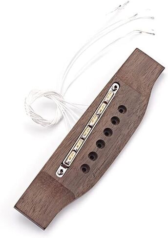 Alnicov Rosewood Guitar Bridge with Insert Piezo bridge Pickup for Acoustic Guitar Replacement Parts in Saudi Arabia