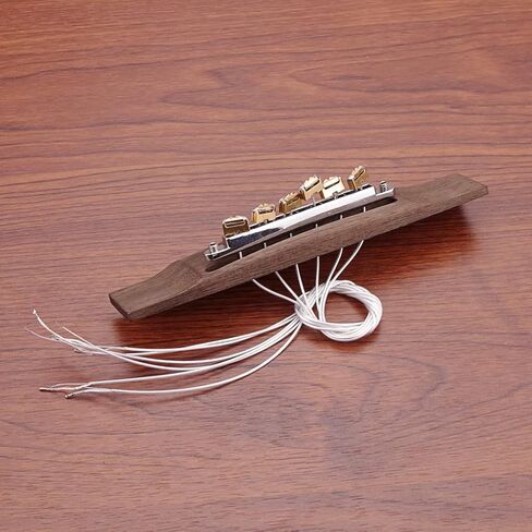 Alnicov Rosewood Guitar Bridge with Insert Piezo bridge Pickup for Acoustic Guitar Replacement Parts in Saudi Arabia