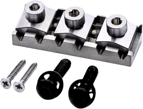 تيتانيوم سبيكة الغيتار قفل سلسلة الجوز قفل R3 43 مم ل Floyd Rose Tremolo Bridge Double Locking System Guitar Electric (R3 Nut (43.2mm)) in Kuwait