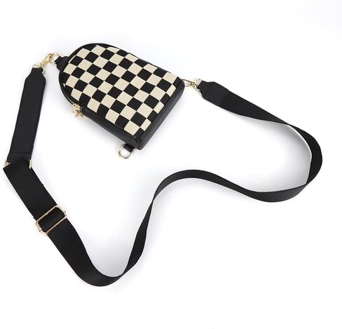 أكياس Crossbody حقيبة Sling للنساء منقوشة حزم فاني حقيبة صدرية للعمل للتسوق in Kuwait