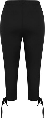 Capri Leggings for Women High Waisted Tummy Control Workout Yoga Pants Stretchy Summer Vacation Beach Capris Tights in Kuwait