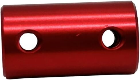 1pc leuminium Red Aluminium Dofible Dopler Size D12 L20 اقتران لمحرك السائر (2 مم إلى 6 مم) in Saudi Arabia