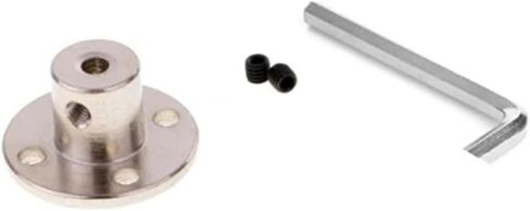 1pc Rigid Flange Coupling 3mm to 12mm Motor Guide Shaft Coupler Motor Connector with Wrench(7mm) in Saudi Arabia