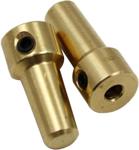 2pcs JT0 Brass 3.17mm Electric Motor Shaft Mini Chuck Shaft Coupling Motor Connector Rod for 4mm Electric Drill Chuck Clamp in Saudi Arabia