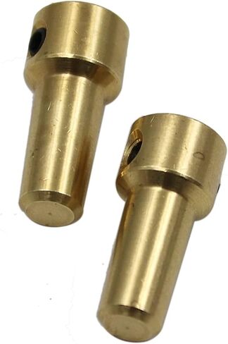 2pcs JT0 Brass 3.17mm Electric Motor Shaft Mini Chuck Shaft Coupling Motor Connector Rod for 4mm Electric Drill Chuck Clamp in Saudi Arabia