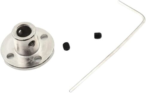 1pc Rigid Flange Coupling 3mm 4mm 5mm 6mm 7mm 8mm 10mm Bore Motor Guide Shaft Coupler Support Connector(8mm) in Saudi Arabia