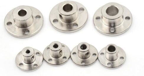 1pc Rigid Flange Coupling 3mm 4mm 5mm 6mm 7mm 8mm 10mm Bore Motor Guide Shaft Coupler Support Connector(8mm) in Saudi Arabia