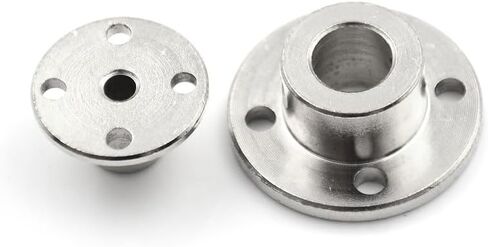 1pc Rigid Flange Coupling 3mm 4mm 5mm 6mm 7mm 8mm 10mm Bore Motor Guide Shaft Coupler Support Connector(8mm) in Saudi Arabia