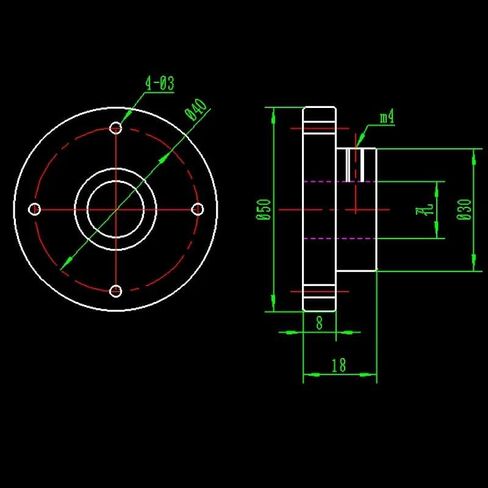 1pcs الألومنيوم سبيكة الحافة اقتران 5 مم 6 ملم 6.35mm 7mm 8mm 9mm 10mm 22mm ثقب 50 مم قطر عمود ناقل الحركة (9 ملم) in Kuwait
