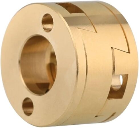 1pc T8 Z Axis Round Brass Coupling for 3D Printer Accessories T8 Z Axis Screw Hot Bed Couplings in Saudi Arabia