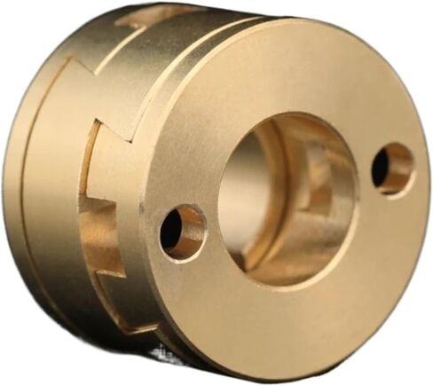 1pc T8 Z Axis Round Brass Coupling for 3D Printer Accessories T8 Z Axis Screw Hot Bed Couplings in Saudi Arabia