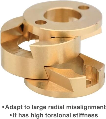 1pc T8 Z Axis Round Brass Coupling for 3D Printer Accessories T8 Z Axis Screw Hot Bed Couplings in Saudi Arabia