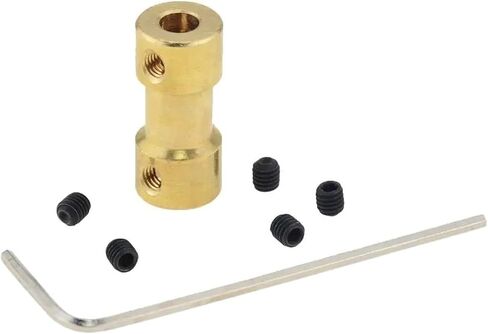 1pc 2mm 2.3mm 3mm 3.17mm 4mm 5mm 6mm النحاس النحاس المصنوع من موصل نقل محرك محرك مقرن من البراغي (2x6mm) in Saudi Arabia