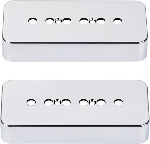Banworks Plastic P90 Pickup Covers Electric Guitar P-90 Soapbar Pickup Covers 50mm (1-31/32") Neck Pickup Covers For Epiphone Les Paul LP Electric Guitar Pack of 2 JT/SYQG-07 Cream in Saudi Arabia