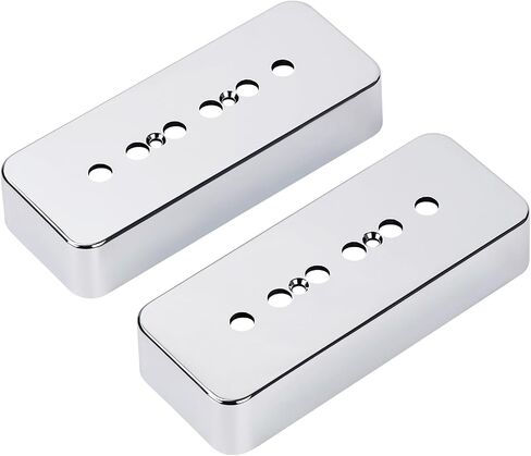 Banworks Plastic P90 Pickup Covers Electric Guitar P-90 Soapbar Pickup Covers 50mm (1-31/32") Neck Pickup Covers For Epiphone Les Paul LP Electric Guitar Pack of 2 JT/SYQG-07 Cream in Saudi Arabia