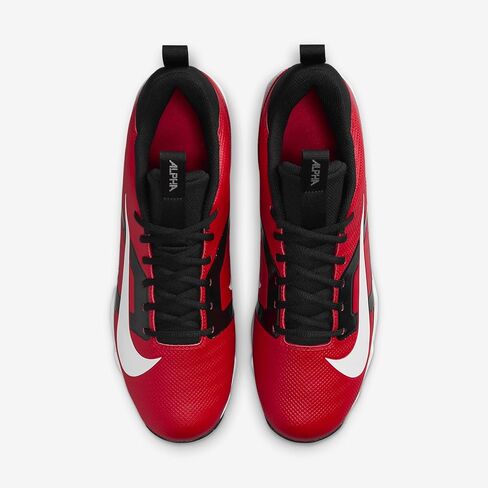 Nike Alpha Menace 4 Shark Football Cleats (FN0028-100 ، غبار الفضة/الفوتون الأبيض/المعدني/الأسود) in Saudi Arabia