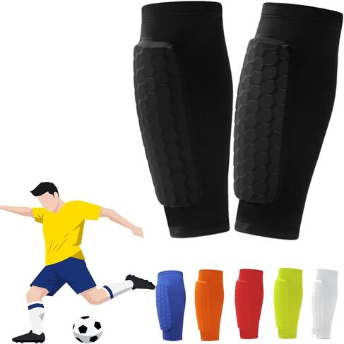 Shin Defender Shin Guards Kids ، Soccer Shin Musts for Youth Adul in Kuwait
