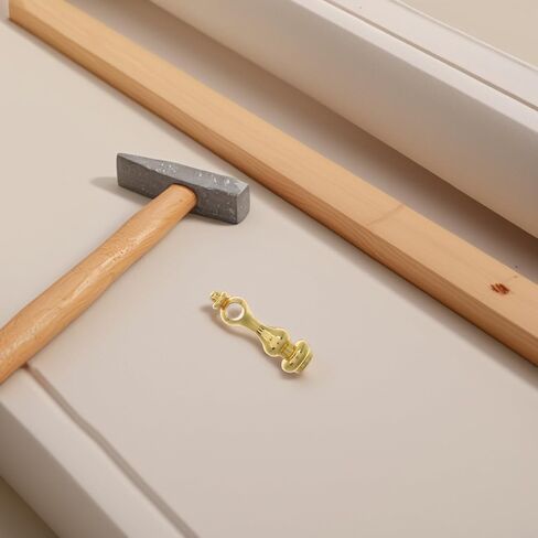 FAVOMOTO 12PCS Railing Bracket Spindles Furniture Connectors, Gold Metal Post End Caps Railing Post Connector Cap Cabinets Metal Gallery Spindles for Glass Furniture Cabinets in Saudi Arabia