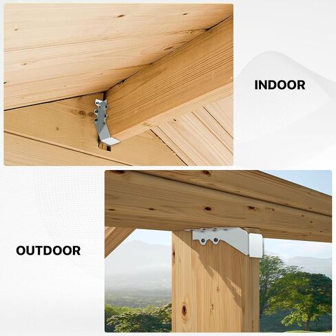 25 PCS 2x6 شماعات الرافعة ، LU26 20 Gauge مقص مزدوج وجه Mount Loist ، وعلاقات الإعصار لأقواس ربط العوارض الرصاصية رائعة لسطح الأرضية ورواد السقف in Kuwait