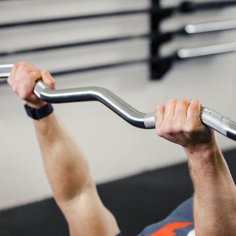 Titan Fitness Rubber Curl Fixed Barbells, Pre-Loaded Weight Bar for Strength Training & Weightlifting in Saudi Arabia