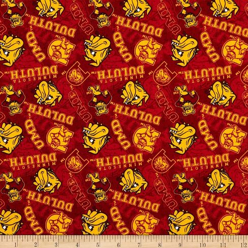 نغمة NCAA Minnesota Duluth Bulldogs على القطن النغمة ، النسيج بواسطة الفناء in Saudi Arabia