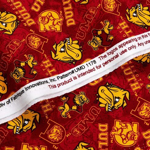 نغمة NCAA Minnesota Duluth Bulldogs على القطن النغمة ، النسيج بواسطة الفناء in Saudi Arabia