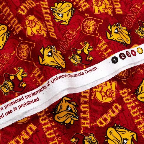 نغمة NCAA Minnesota Duluth Bulldogs على القطن النغمة ، النسيج بواسطة الفناء in Saudi Arabia