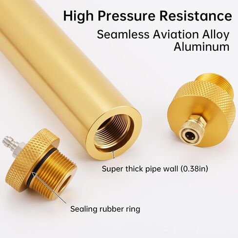 30MPa/4500psi PCP AIR AIL POSSELATOR فاصل مياه زيت ، مرشح هواء عالي الضغط مع موصلات سريعة 8 مم ، مرشح ضاغط الهواء الألمنيوم سلس من ألومك للغطس والهواء (الأزرق) in Kuwait