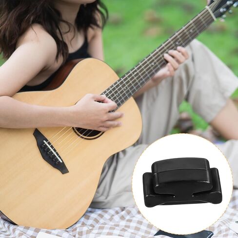 6 Pieces Rubber Guitar Pick Holder, Black Guitar Headstock Pick Holder on Guitar Pick Stand Lightweight Guitar Pick Organizer Thick Pick Holder to Attach to Guitar for Acoustic Guitar Bass Ukulele in Kuwait