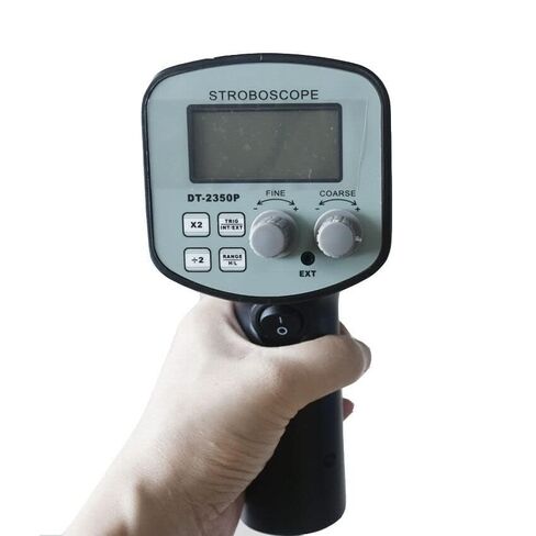 Digital Stroboscope LED Flash Strobe Tachometer Range 50 to 12000FPM 110V/220V Internal/External Triggering Conversion in Saudi Arabia