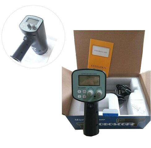 Digital Stroboscope LED Flash Strobe Tachometer Range 50 to 12000FPM 110V/220V Internal/External Triggering Conversion in Saudi Arabia