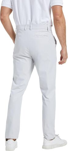 NATUVENIX Golf Pants Men Stretch Work Dress Pants Lightweight 30" Slim Fit Business Casual Pants for Men with Pockets in Kuwait