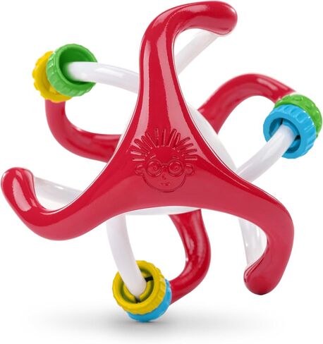 Baby Einstein Rattle & Sense Sensory Ball, with Bead Chasers, Ages 3 Months and Up in Kuwait
