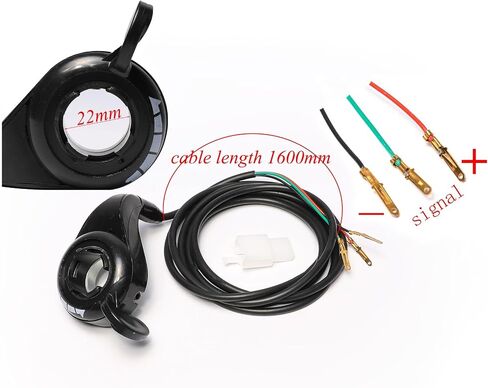 Scooter 24V 250W Motor Speed Controller DC Brushed for Electric Ebike Razor Pit Dirt Bike ATV UTV Drift Trike Golf Cart Quad Buggy Dune Moped Lawn Mower 4 Wheeler Tricycle Taotao (w/ 24V Hand Grips) in Saudi Arabia