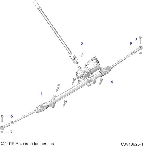 Polaris Slingshot TIE OUTER ROD ، لنماذج محددة ، OEM الأصلي - الجزء 7061263 in Kuwait