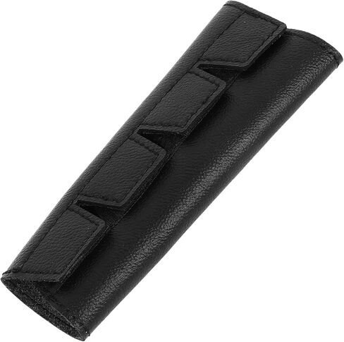 Aramox French Horn Leather Hand Guard Anti Slip Handle Wrap Protector for Comfortable Playing for Musician Material: Leather (Black) (Brown) in Saudi Arabia