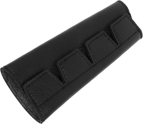 Aramox French Horn Leather Hand Guard Anti Slip Handle Wrap Protector for Comfortable Playing for Musician Material: Leather (Black) (Brown) in Saudi Arabia