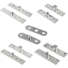 الفولاذ المقاوم للصدأ غير مرئي 360 درجة دوارة الباب محور لأعلى ولأسفل أجهزة الأثاث المفصلية (النمط L) in Kuwait