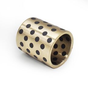 محامل الأكمام 18 مم معرف × 24 ملم OD x 16mm L-جلبة النحاس الجرافيت لتطبيقات تشتيح ذاتي خالية من الزيت-مقاومة للارتداء للمعدات الصناعية in Kuwait