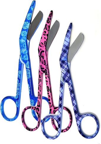 مجموعة من 3 PCS Lister ضمادة مقص 5.5 "- هدية مثالية للممرضات الأطباء CVT RVT EMT مصنوعة من الفولاذ المقاوم للصدأ الجودة المتميزة in Kuwait