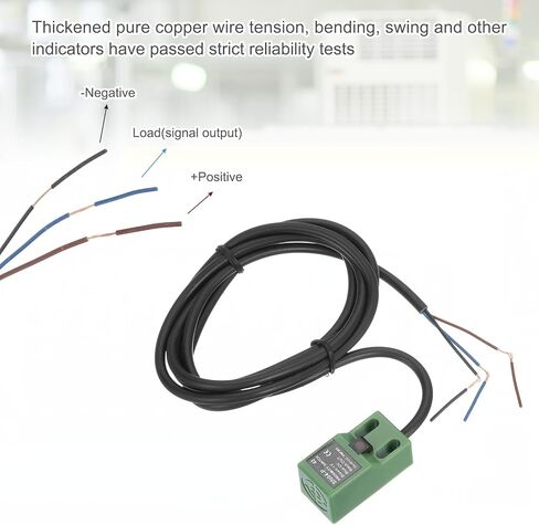 MECCANIXITY 2Pcs SN04-N Inductive Proximity Sensor, DC 6-36V 200mA NPN NO Normally Open Detection Approach Proximity Switch Detector 4mm 3 Wire for Industrial Automation,Green in Saudi Arabia