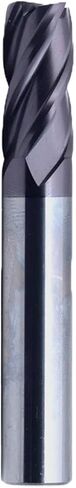 Corner Corner End Mill Cutting 4F60C 4 Flute 4 5 Mm 6mm 8mm 12mm alloy carbide tool tungsten milling cutter 1pcs (8r0.5xd8x100l) in Saudi Arabia
