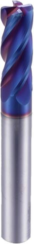 Corner Corner End Mill Cutting 4F60C 4 Flute 4 5 Mm 6mm 8mm 12mm alloy carbide tool tungsten milling cutter 1pcs (8r0.5xd8x100l) in Saudi Arabia