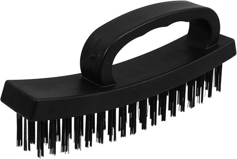 Wire Brush with Comfortable Handle Durable Silver Bristles for Rust Removal and Instrument Cleaning Multipurpose Industrial Scrub Tool for Household and Commercial Use in Saudi Arabia