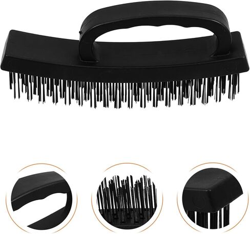 Wire Brush with Comfortable Handle Durable Silver Bristles for Rust Removal and Instrument Cleaning Multipurpose Industrial Scrub Tool for Household and Commercial Use in Saudi Arabia
