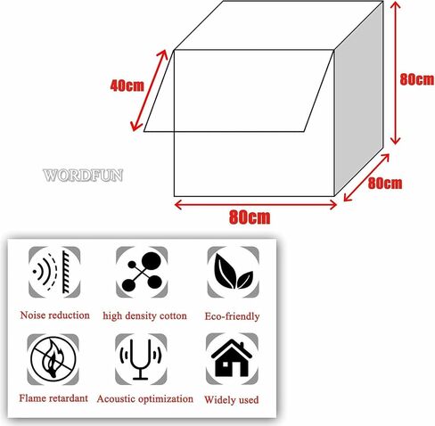 Microphone Isolation Screen Soundproof Recording Booth, Sound Absorbing Professional Foam Shield, for Podcasting, Singing, Broadcasting in Saudi Arabia